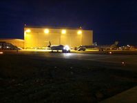 Calgary International Airport - Early morning flight operations at the Air Canada Hanger 101 - by awparran