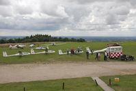 X5SB Airport - Lining up for launch. Sutton Bank, N Yorks August 2011. - by Malcolm Clarke