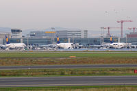 Frankfurt International Airport, Frankfurt am Main Germany (EDDF) - D-AIMG, D-AIMA, D-AIMB - by Martin Nimmervoll