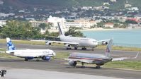 Princess Juliana International Airport, Philipsburg, Sint Maarten Netherlands Antilles (TNCM) - Trafic jam at TNCM - by Daniel Jef