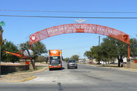 Fort Wolters Helicopters Heliport (88TS) - Newly restored Vietnam era gate at Fort Wolters - Mineral Wells, TX - by Zane Adams