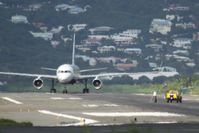 Princess Juliana International Airport, Philipsburg, Sint Maarten Netherlands Antilles (TNCM) - It's pick up dead animal time at TNCM runway 10 - by Daniel Jef