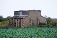 X2HU Airport - one of the many WWII era buildings around former RAF Hunsdon, The airfield is mainly remembered for the de Havilland Mosquito squadrons that carried out Operation Jericho on 18 February 1944, which was the attack on Amiens Prison in German-occupied France - by Chris Hall