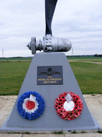 X2HU Airport - Memorial to the RAAF units that served at RAF Hunsdon - by Chris Hall