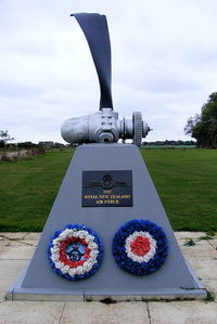 X2HU Airport - Memorial to the RNZAF units that served at RAF Hunsdon - by Chris Hall