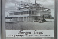 Billings Logan International Airport (BIL) - This picture sits in the Yellowstone County mesuem at Billings Logan Airport.  It is how the Billings Logan terminal looked back in the early 1940's. - by Daniel Ihde