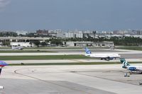 Fort Lauderdale/hollywood International Airport (FLL) - Mix of old and new - Jet Blue A320, DC-3 and turbo Beech 18 waiting to depart - by Florida Metal