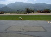 Santa Paula Airport (SZP) - T-REX radio-controlled helicopter flying upwind - by Doug Robertson