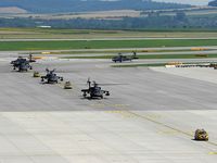 Vienna International Airport, Vienna Austria (VIE) - US-Black Hawks arrived in VIE to receive fuel - by P. Radosta - www.austrianwings.info