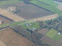 Fry Airport (0OH8) - Looking SE from 4500' - by Bob Simmermon