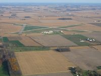 Richmond Municipal Airport (RID) - Looking SSW from 2500' - by Bob Simmermon