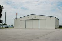 Wauchula Municipal Airport (CHN) - Hangar at Wauchula Municipal Airport, Wauchula, FL - by scotch-canadian