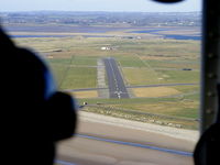 Caernarfon Airport - on approach for R/W 02 at Caernarfon - by Chris Hall