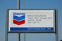 Bartow Municipal Airport (BOW) - Sign at Bartow Municipal Airport, Bartow, FL - by scotch-canadian