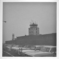 Greater Binghamton/edwin A Link Field Airport (BGM) - Control Tower at Broome County Airport (now Binghamton Regional Airport), Binghamton, NY - 1967 - by scotch-canadian