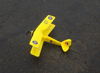 Santa Paula Airport (SZP) - Rick's Tiger Moth RC drone on the deck - by Doug Robertson