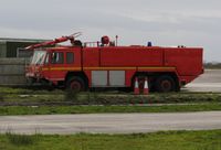 Swansea Airport, Swansea, Wales United Kingdom (EGFH) - Scamell fire and rescue tender FIRE 1 - by Roger Winser