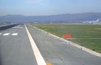 Málaga Airport, Málaga Spain (AGP) - Taxiing to the hold on runway 31 at Malaga - by Guitarist