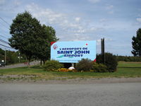 Saint John Airport - welcome sign to the Saint John Airport, NB, Canada - by Peter Pasieka