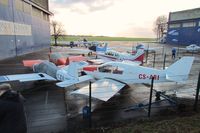 Cranfield Airport, Cranfield, England United Kingdom (EGTC) - An overview of the Bonus Aviation ramp - by Alex Butler-Bates