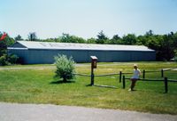 Falmouth Airpark Airport (5B6) - Hangars at Falmouth Airport, Falmouth, MA - July 1986 - by scotch-canadian