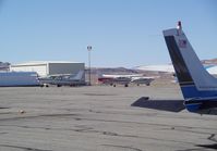 Canyonlands Field Airport (CNY) - diverse aircraft parked at Canyonlands Field airport, Moab UT - by Ingo Warnecke