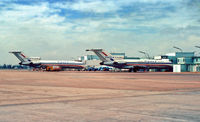 Miami International Airport (MIA) - United 727's @ MIA - by Kenny Ganz