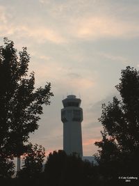 Cleveland-hopkins International Airport (CLE) - Cleveland's ATC seen at dusk. Shot from the first level of the short-term parking garage.  - by aeroplanepics0112