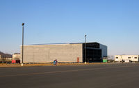 Orange County Airport (OMH) - New Sky Dive Orange building - by Ronald Barker