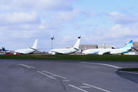 Lasham Airfield Airport, Basingstoke, England United Kingdom (EGHL) - B737's stored at ATC Lasham - by Chris Hall
