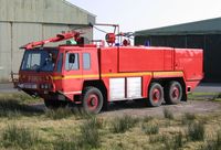Swansea Airport, Swansea, Wales United Kingdom (EGFH) - Scammel Fire and Rescue Tender FIRE 1. - by Roger Winser