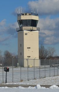 Cuyahoga County Airport (CGF) - The Air Traffic Control Tower at KCGF, a public airport located in Cleveland, Ohio. It is also known as the Robert D Shea Field. - by aeroplanepics0112