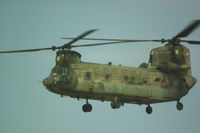 Billings Logan International Airport (BIL) - The second of three chinook choppers.  This one has a number (124) on the upper rear of the aircraft.  This is all I can see for any sort of identifying number.  Again, any assistance in identifying these aircraft would be appreciated. - by Daniel Ihde