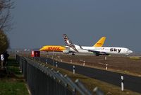 Leipzig/Halle Airport, Leipzig/Halle Germany (EDDP) - Observed rendevouz on taxiway A6.... - by Holger Zengler