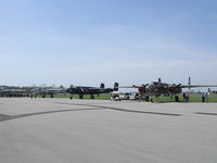 Grimes Field Airport (I74) - Gathering of B-25's at Grimes Field. 20 aircraft in attendance. - by Terry L. Swann