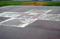 Culpeper Memorial Hospital Heliport (VA29) - The H in the pad - by Ronald Barker