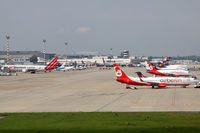 Düsseldorf International Airport, Düsseldorf Germany (EDDL) - view from trainstation to airport - by Loetsch Andreas