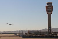 Phoenix Sky Harbor International Airport (PHX) - Phoenix Sky Harbor, looking south from RWY 8. - by Mark Kalfas