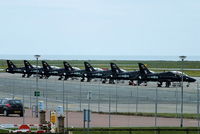 Anglesey Airport (Maes Awyr Môn) or RAF Valley - Hawk T.1A's of RAF 208(R) Sqdn based at RAF Valley - by Chris Hall