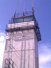Mackall Aaf Airport (HFF) - HFF control tower - by Jon Raines