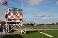 EGBR Airport - Control tower, Breighton Airfield, September 2011.. - by Malcolm Clarke