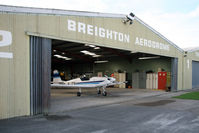 EGBR Airport - Hangar 2, Breighton Airfield, September 2011. - by Malcolm Clarke