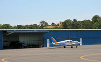 Old Bridge Airport (3N6) - This is the southern end of the airport, with the main taxiway in the background.  Gotta love that weathervane! - by Daniel L. Berek