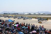 Chino Airport (CNO) - Mustang lineup during the 2012 airshow - by Nick Taylor