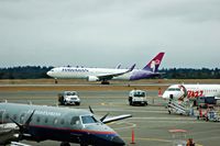 Seattle-tacoma International Airport (SEA) - Hawaiian B767 take off - by metricbolt