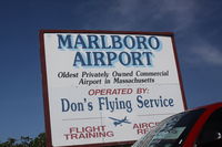 Marlboro Airport (9B1) - Entrance to Marlboro Airport - by Mark Silvestri