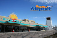 Pueblo Memorial Airport (PUB) - Pueblo Memorial Airport Terminal  - by Jeff Miller