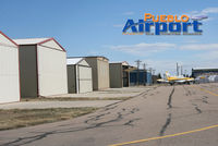 Pueblo Memorial Airport (PUB) - Hanger space at Pueblo Airport - by Jeff Miller