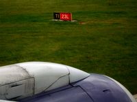 Manchester Airport, Manchester, England United Kingdom (EGCC) - MON1874 to the hold via taxiway 1 to 23 left at MAN - by Guitarist