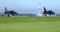 RNAS Culdrose Airport, Helston, England United Kingdom (EGDR) - By the arrestor wires ready for take off. - by Derek Flewin